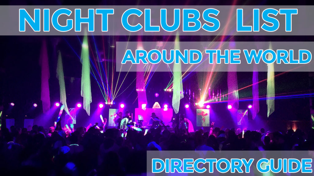 night club list around the world