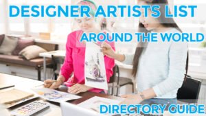 designer artists around list