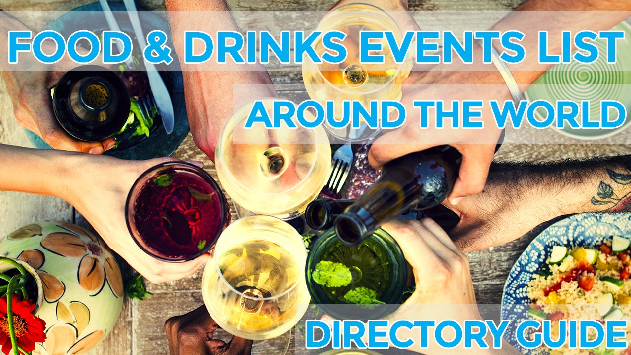 food drinks events list